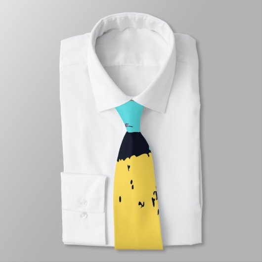 Elegante Monogram Borstelverf Stropdas (Gebonden)