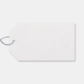 Elegante Monogram Bruiloft Moderne Favor Classic Cadeaulabel (Achterkant Horizontaal)