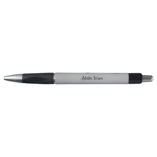 Elegante Monogram Hommeltjes Pen (Voorkant)