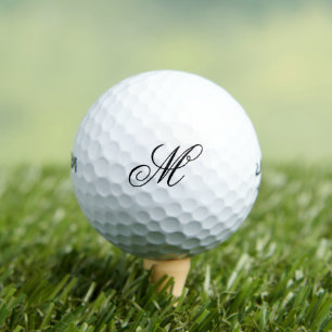 Elegante Monogram Initiaal Golfballen