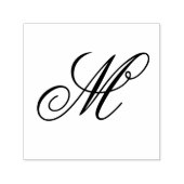 Elegante Monogram Initiaal Zelfinkende Stempel (Design)