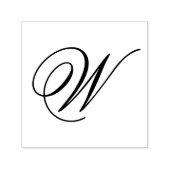 Elegante Monogram Initiaal Zelfinkende Stempel (Design)