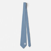 Elegante Monogram + Naam Trouwdas Stropdas (Voorkant)