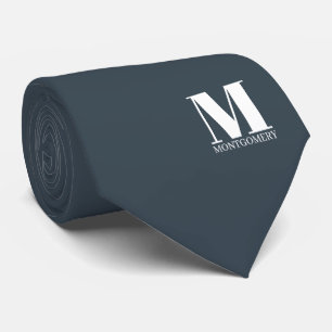 Elegante Monogram + Naam Trouwdas Stropdas