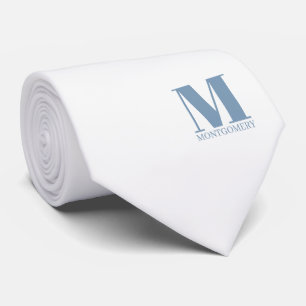 Elegante Monogram + Naam Trouwdas Stropdas