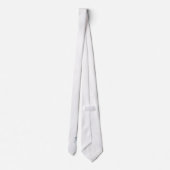 Elegante Monogram + Naam Trouwdas Stropdas (Achterkant)