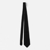 Elegante Monogram + Naam Trouwdas Stropdas (Achterkant)