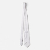 Elegante Monogram + Naam Trouwdas Stropdas (Achterkant)