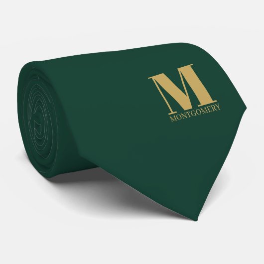 Elegante Monogram + Naam Trouwdas Stropdas (Opgerold)