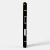 Elegante Monogram naamletters Case-Mate iPhone Case (Achterkant / Rechts)