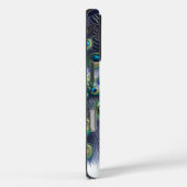 Elegante monogram pauw Case-Mate iPhone case (Achterkant / Rechts)