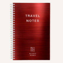 Elegante Monogram Rode Reis