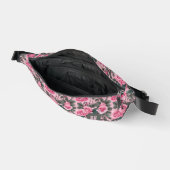 Elegante Monogram Roze Rozen Heuptasje (Open)