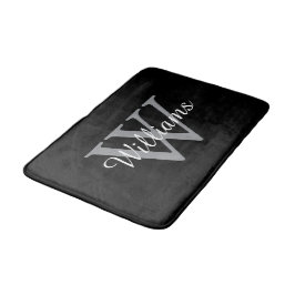Elegante Monogram Script Naam Badmat