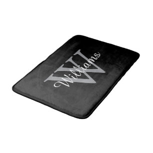 Elegante Monogram Script Naam Badmat