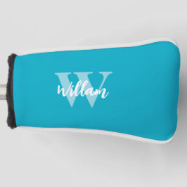 Elegante monogram scriptnaam golfheadcover
