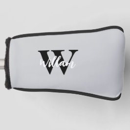 Elegante monogram scriptnaam golfheadcover