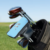 Elegante monogram scriptnaam golfheadcover (Insitu)
