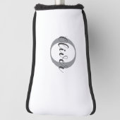 Elegante monogram scriptnaam golfheadcover (Draai 90)