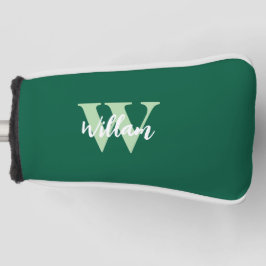 Elegante monogram scriptnaam golfheadcover