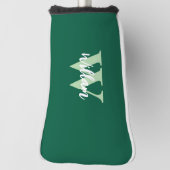 Elegante monogram scriptnaam golfheadcover (Draai 90)