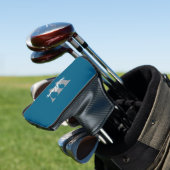 Elegante monogram scriptnaam golfheadcover (Insitu)