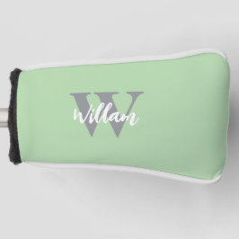 Elegante monogram scriptnaam golfheadcover
