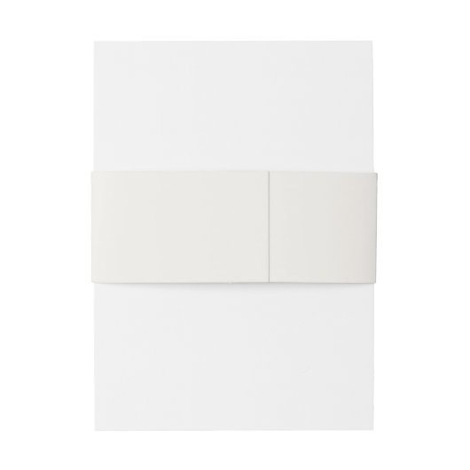 Elegante Monogram Terracotta Cream Wedding Uitnodigingen Wikkel (Achterkant Voorbeeld)