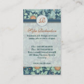 elegante monogram visitekaartjes (Achterkant)