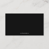 Elegante Monogrammed Place Card Table instelling Plaatskaartje (Achterkant)