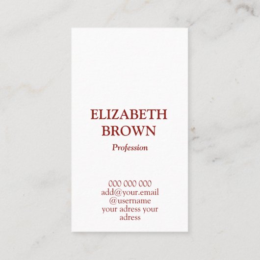 Elegante monogrammed roos gouden lijst bladeren bl visitekaartje (Achterkant)