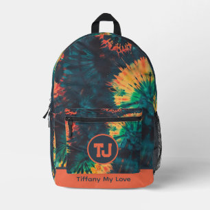Elegante Monogrammed Sportieve Retro Rugzak