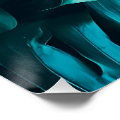 Elegante Monstera Blad Muurkunst Poster (Hoek)