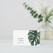 Elegante Monstera Visitekaartje (Staand voorkant)
