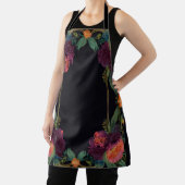 Elegante moody peachy roze boho bloemen schort (Insitu)