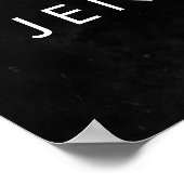 Elegante Moody Twilight gedempte pastel Bloemen We Poster (Hoek)