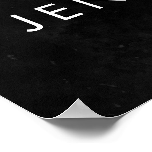 Elegante Moody Twilight gedempte pastel Bloemen We Poster (Hoek)