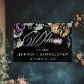 Elegante Moody Twilight gedempte pastel Bloemen We Poster