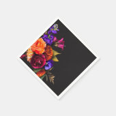 Elegante Moody Vibrant Harvest Bloemendouche Servet (Hoek)