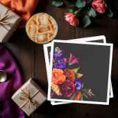 Elegante Moody Vibrant Harvest Bloemendouche Servet