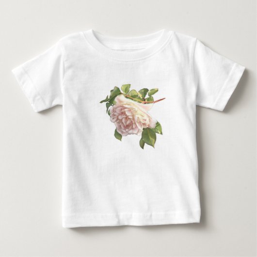 Elegante mooie blozende witte ivoren roze rozen (Voorkant)