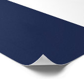 Elegante mooie Blue Swans Waterverf Art Poster (Hoek)