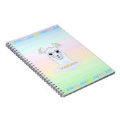 Elegante & Mooie Lama Notitieboek (Rechterzijde)