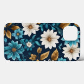 Elegante & mooie lente bloemenpatroon kunst Case-Mate iPhone case (Achterkant (horizontaal))