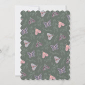 Elegante Mooie pastel handgeschilderde Twilight Mo Kaart (Achterkant)