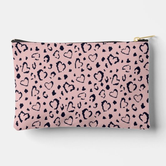 Elegante Mooie Roze Hart Naam gepersonaliseerd Etui (Achterkant)