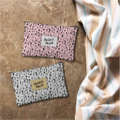 Elegante Mooie Roze Hart Naam gepersonaliseerd Etui