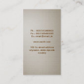  elegante mooie visitekaartjes (Achterkant)