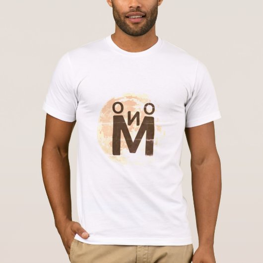 Elegante Moonlight Typografie T-shirt (Voorkant)