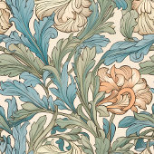 Elegante Morris geïnspireerde Pimpernel Art Nouvea Fleece Deken